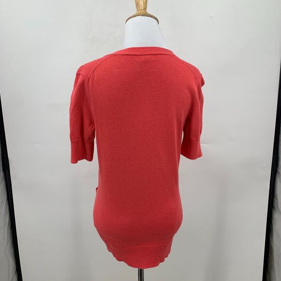 Lilly Pulitzer Cardigan Womens XS Extra Small Watermelon Silk Blend Mid Sleeve - Picture 4 of 10